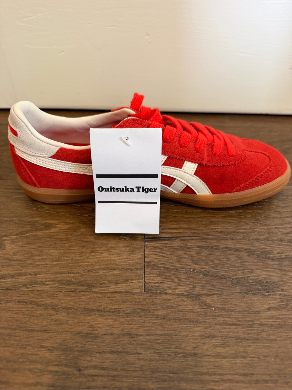 Onitsuka Tiger by Asics Tokuten Red Suede Sneakers